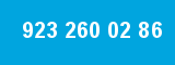 923 260 02 86